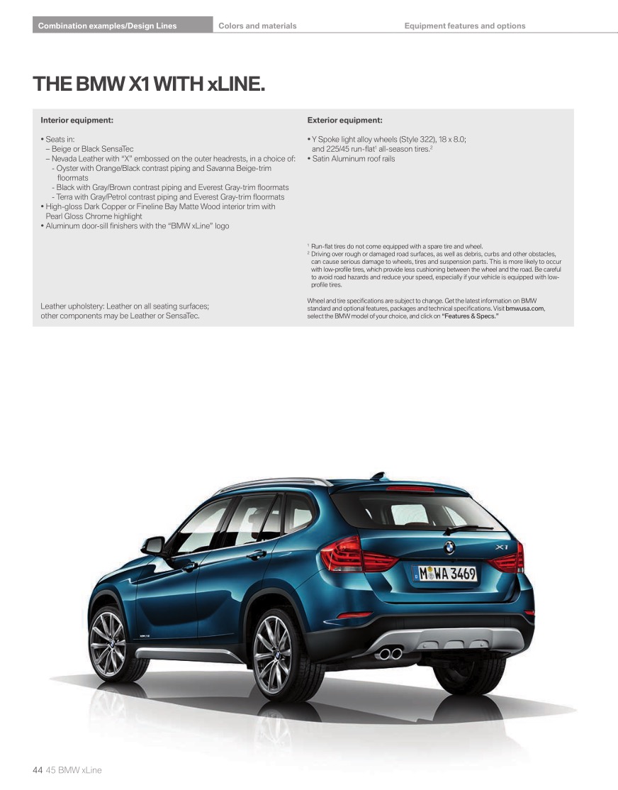 2015 BMW X1 Brochure Page 9
